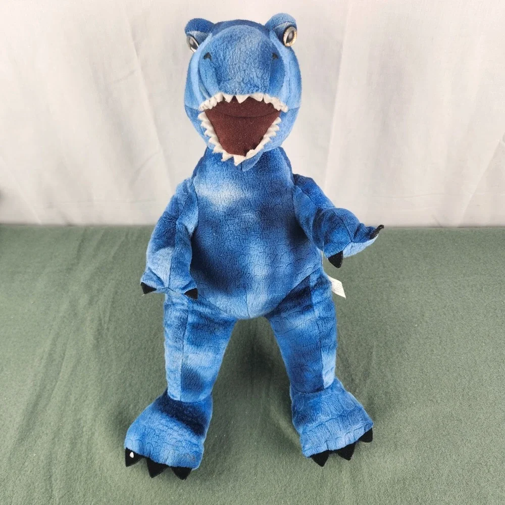 Build a Bear Workshop Blue T‎ Rex Dinosaur Plush 16
